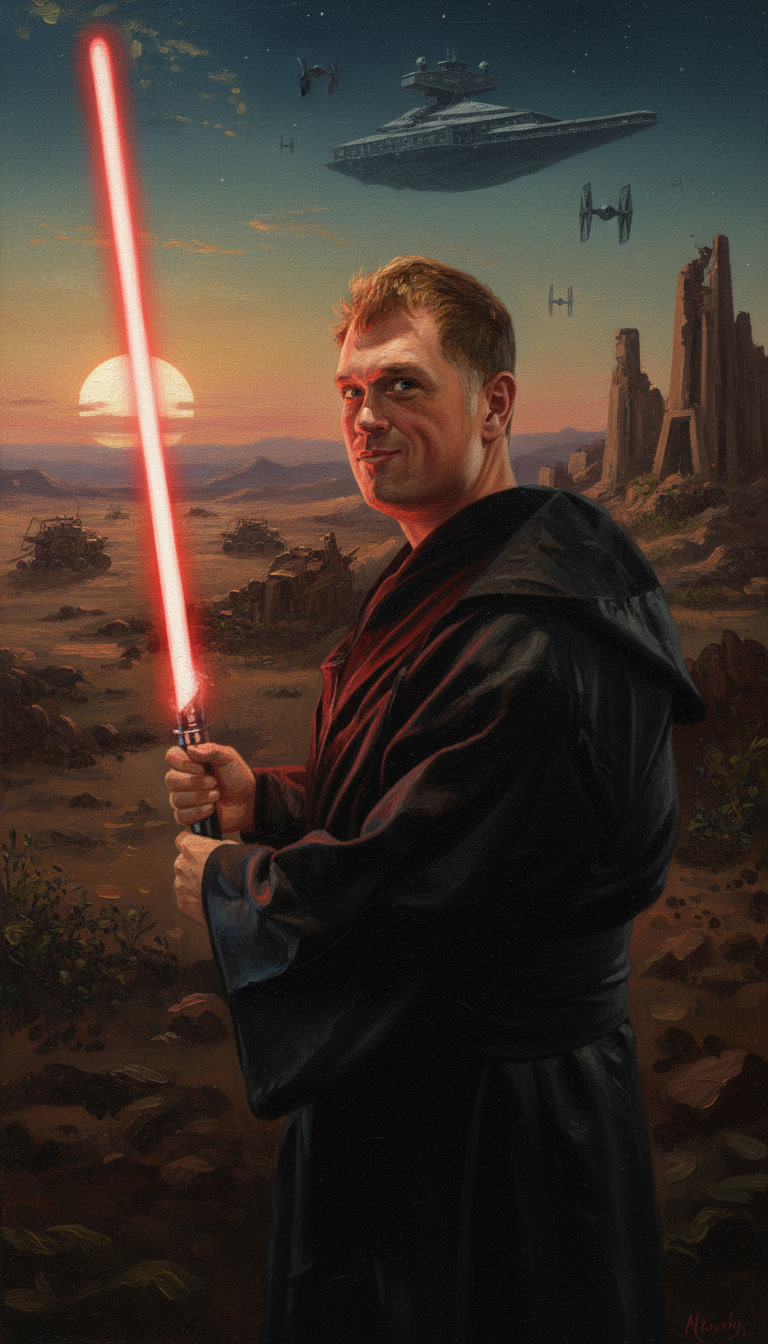 Classic Star Wars Painting